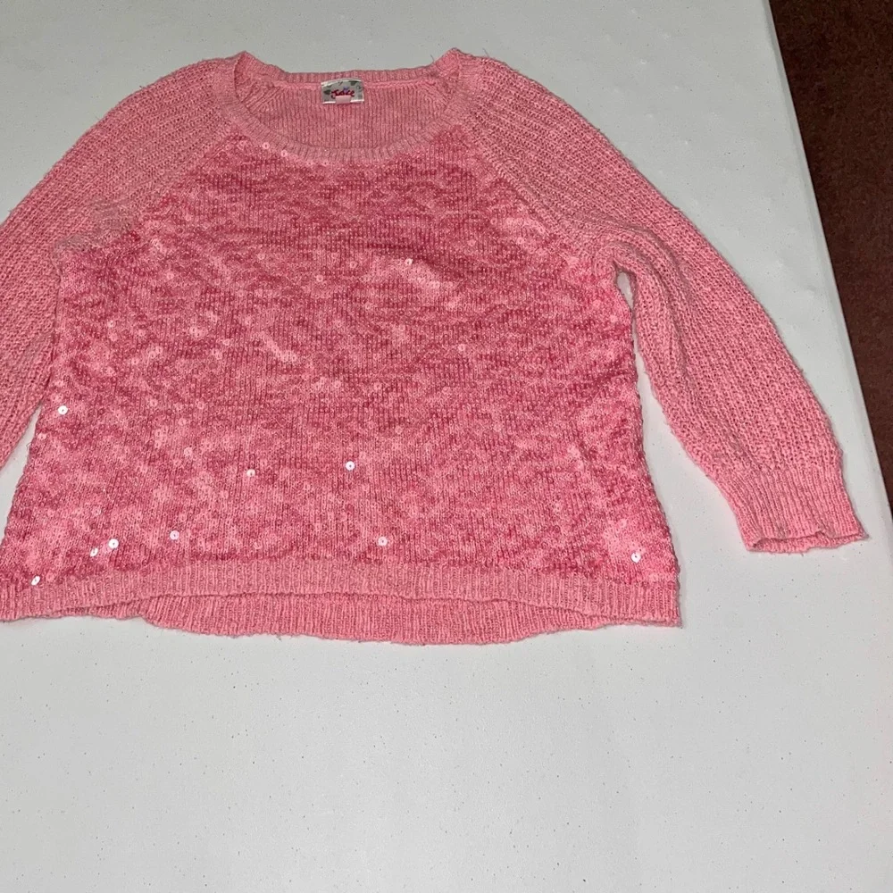 💙 Justice Sequins Sweater